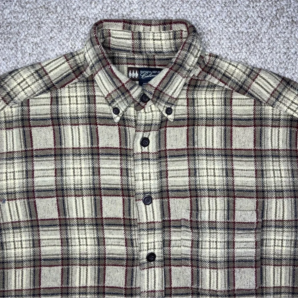 Banana Republic Cabinwear flannel shirt